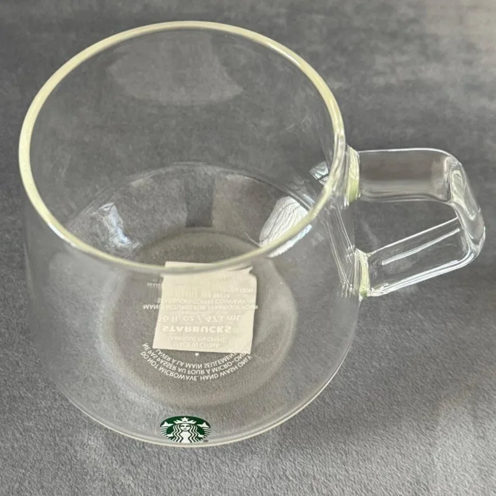Starbucks Clear Glass Mug, 16 Fl Oz NWT - Picture 5 of 5